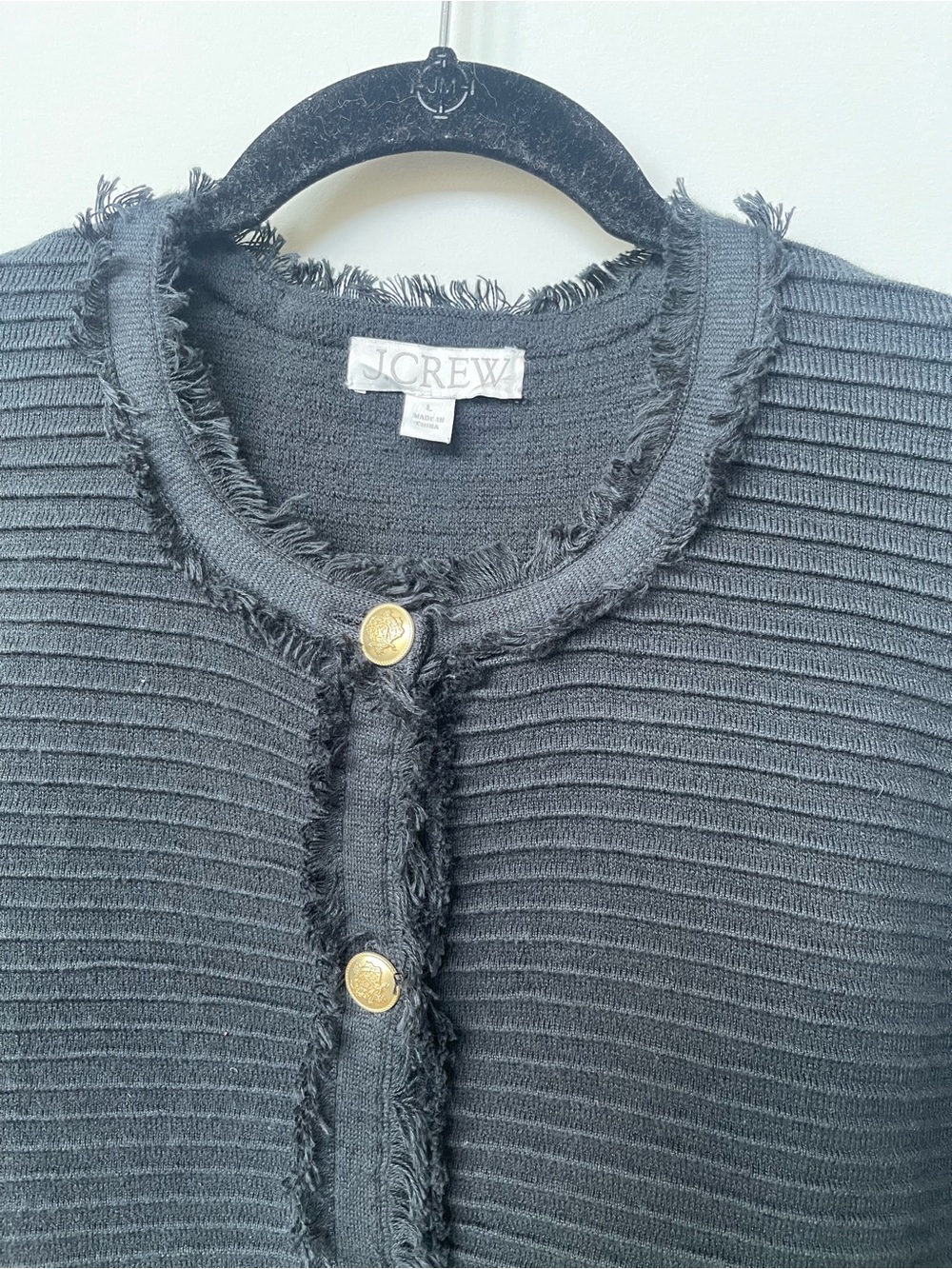 J. Crew | Black Emilie Sweater Lady Jacket - Picture 3 of 7